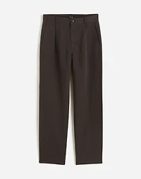 Pleated Trousers Cotton-Linen Blend | Madewell