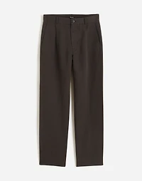 Pleated Trousers Cotton-Linen Blend | Madewell