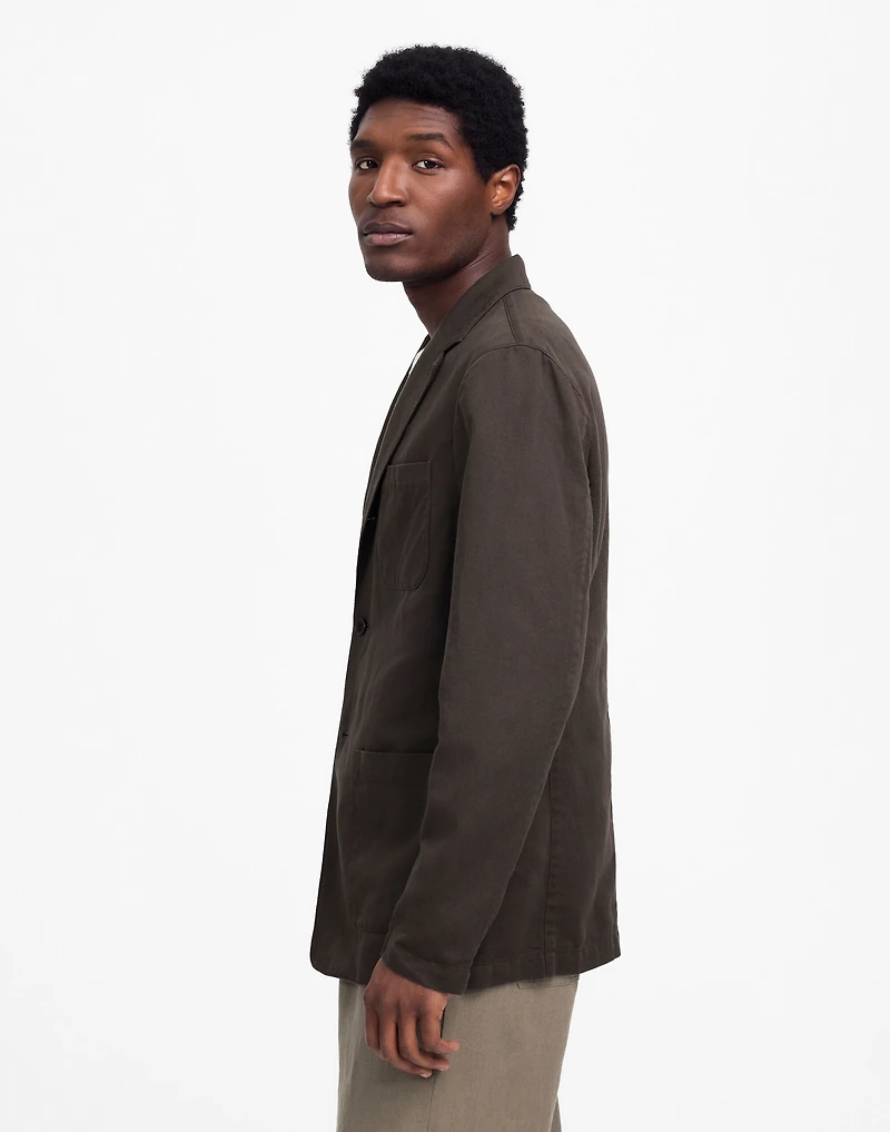 Unstructured Blazer Cotton-Linen Blend | Madewell