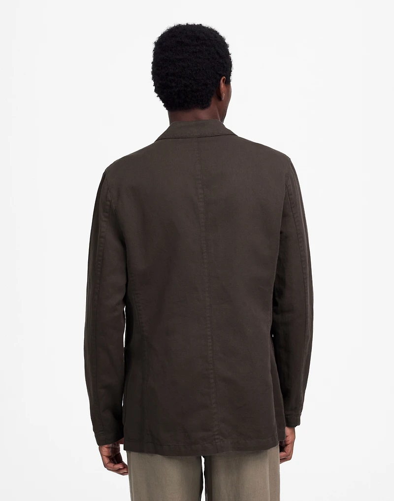 Unstructured Blazer Cotton-Linen Blend | Madewell