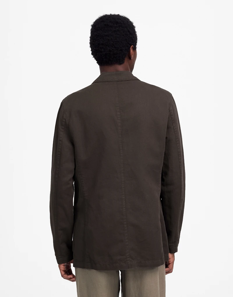 Unstructured Blazer Cotton-Linen Blend | Madewell