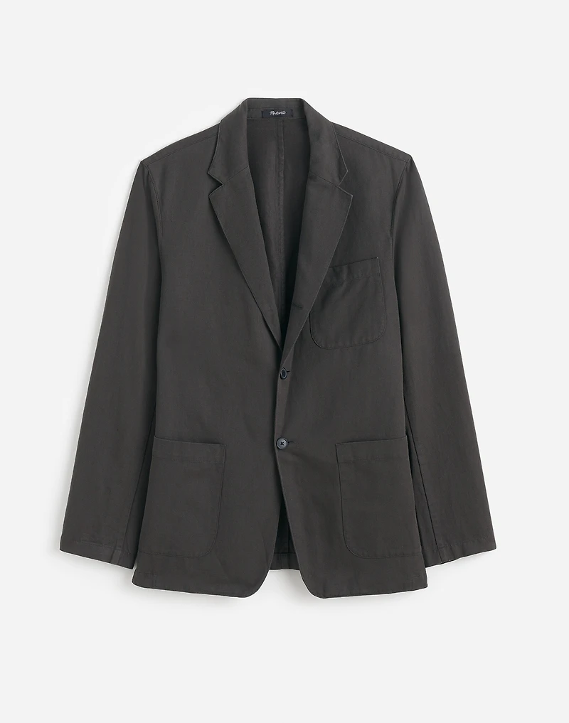Unstructured Blazer Cotton-Linen Blend | Madewell