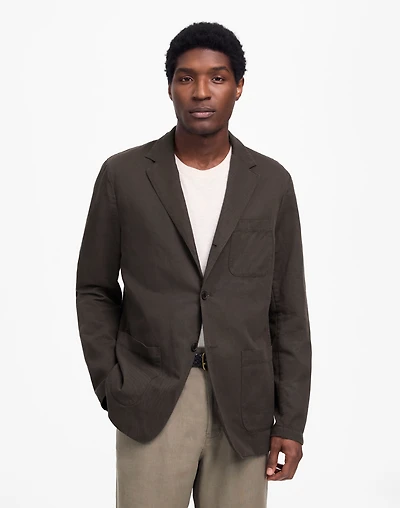 Unstructured Blazer Cotton-Linen Blend | Madewell