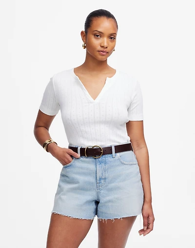The Curvy Perfect Vintage Jean Short Foster Wash | Madewell