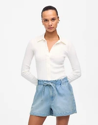 Tie-Waist Denim Shorts | Madewell