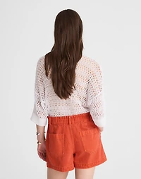 Tie-Waist Shorts Garment Dye: Airy Denim Edition | Madewell