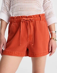 Tie-Waist Shorts Garment Dye: Airy Denim Edition | Madewell
