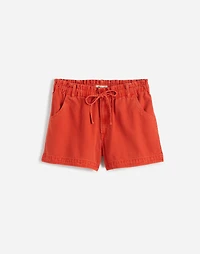 Tie-Waist Shorts Garment Dye: Airy Denim Edition | Madewell