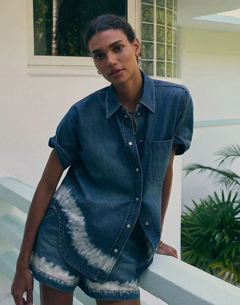 Tie-Waist Denim Shorts | Madewell