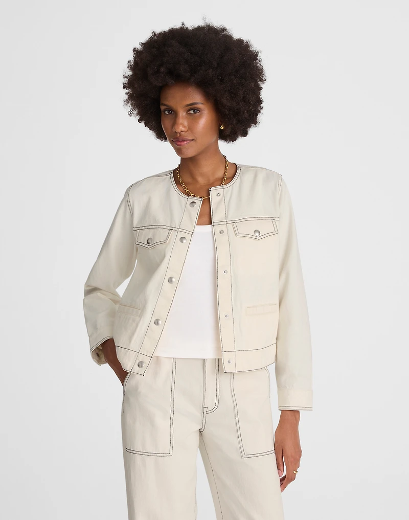 Denim Cinched Lady Jacket Vintage Canvas | Madewell
