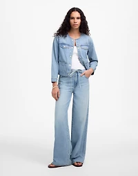 Cinched Lady Jacket Ashbury Wash: Airy Denim Edition | Madewell