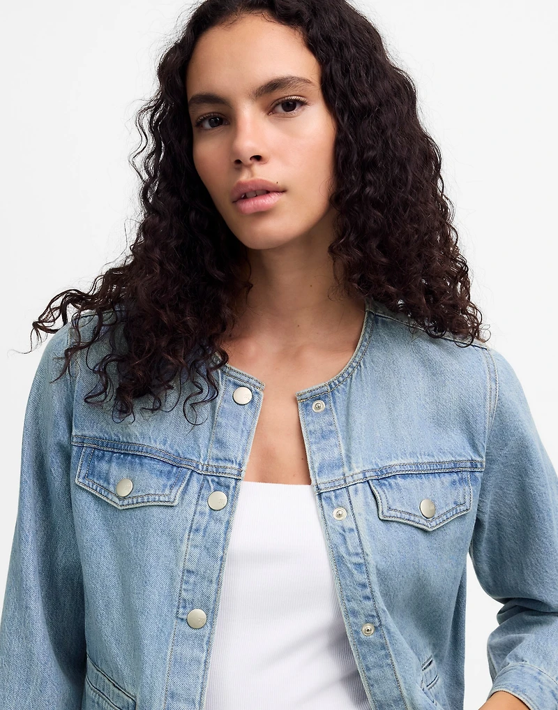 Cinched Lady Jacket Ashbury Wash: Airy Denim Edition | Madewell