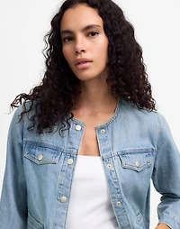 Cinched Lady Jacket Ashbury Wash: Airy Denim Edition | Madewell