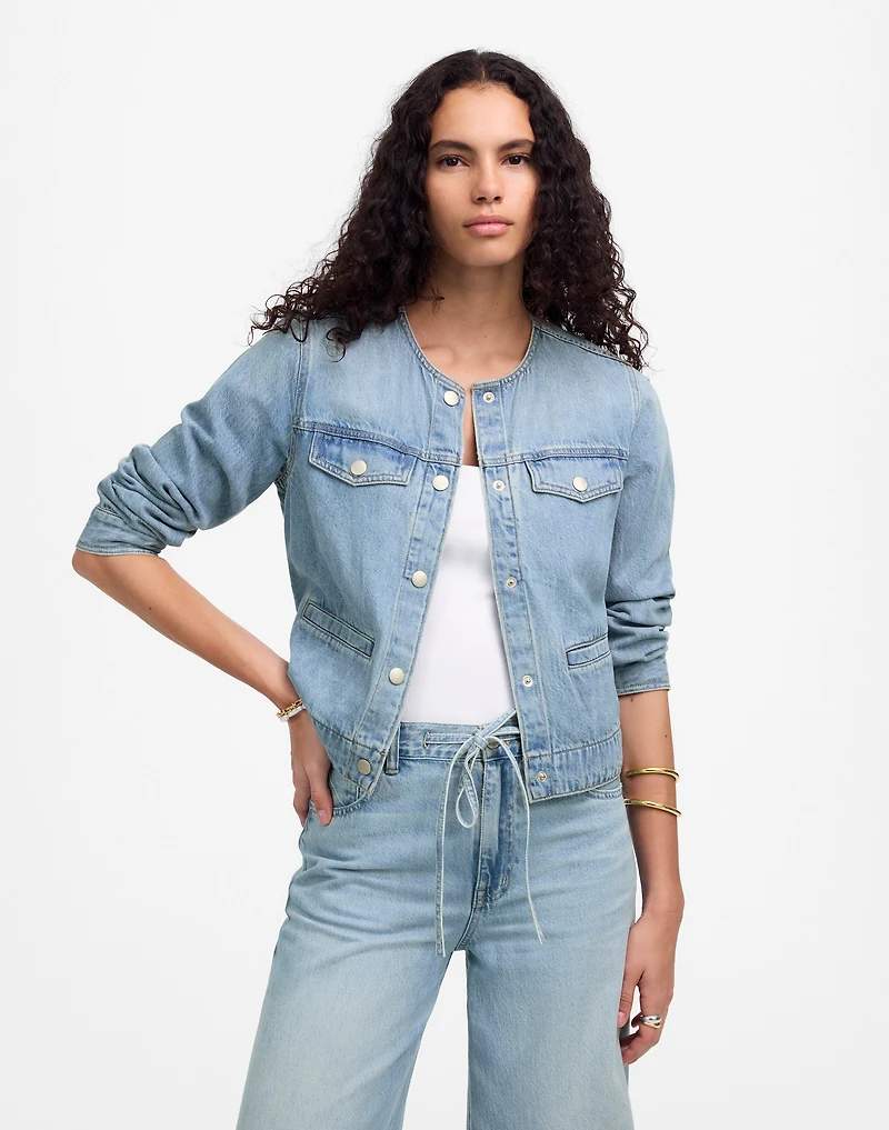 Cinched Lady Jacket Ashbury Wash: Airy Denim Edition | Madewell