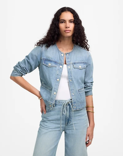 Cinched Lady Jacket Ashbury Wash: Airy Denim Edition | Madewell