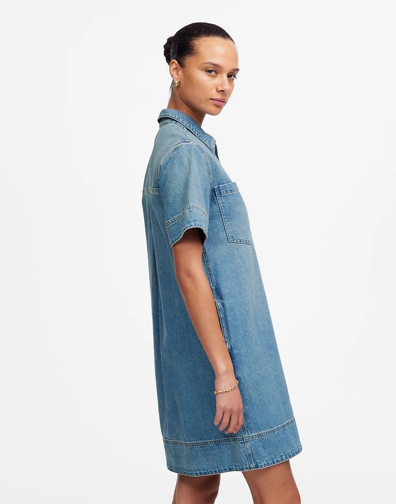 Denim Popover Dress | Madewell