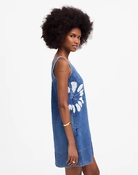 Denim Scoopneck Mini Dress | Madewell