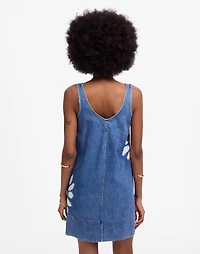Denim Scoopneck Mini Dress | Madewell