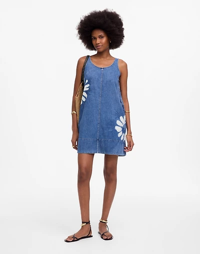 Denim Scoopneck Mini Dress | Madewell