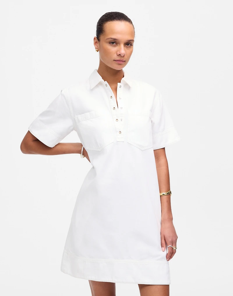 Denim Popover Dress | Madewell