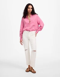 Linen Oversized Button-Up Shirt | Madewell