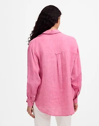 Linen Oversized Button-Up Shirt | Madewell