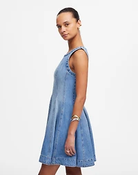 Circle Mini Dress: Airy Denim Edition | Madewell