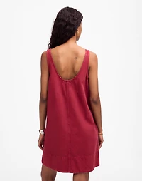 Denim Scoopneck Mini Dress | Madewell