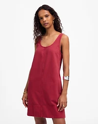 Denim Scoopneck Mini Dress | Madewell