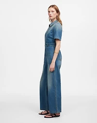 Zip-Front Denim Coveralls Robertson Wash | Madewell