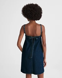 Denim A-Line Mini Dress Bright Rinse Wash | Madewell