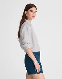 Denim Wrap Mini Skort Lambertville Wash | Madewell