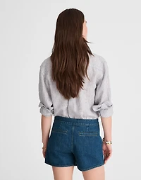 Denim Wrap Mini Skort Lambertville Wash | Madewell