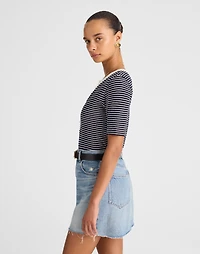 Raw-Hem Denim Mini Skirt Kelleyville Wash | Madewell