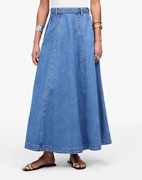 Midi Skirt Robertson Wash: Airy Denim Edition | Madewell