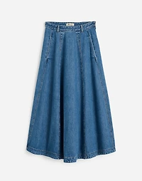 Midi Skirt Robertson Wash: Airy Denim Edition | Madewell