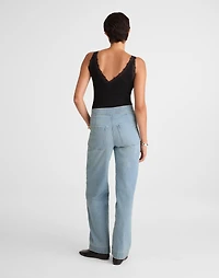 The Emmett Wide-Leg Full Length Jean: Patch Pocket Edition