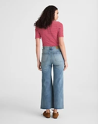 Flared Wide-Leg Crop Jeans | Madewell