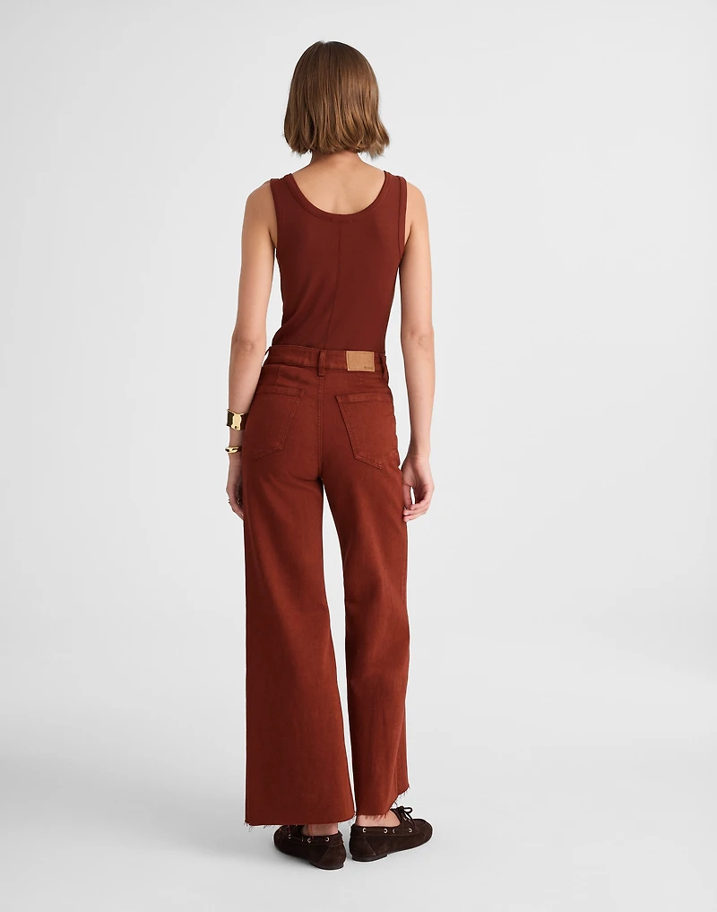 Flared Wide-Leg Crop Jeans | Madewell