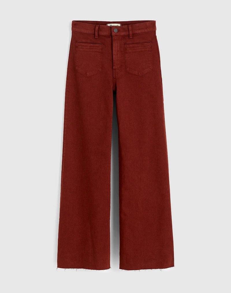 Flared Wide-Leg Crop Jeans | Madewell