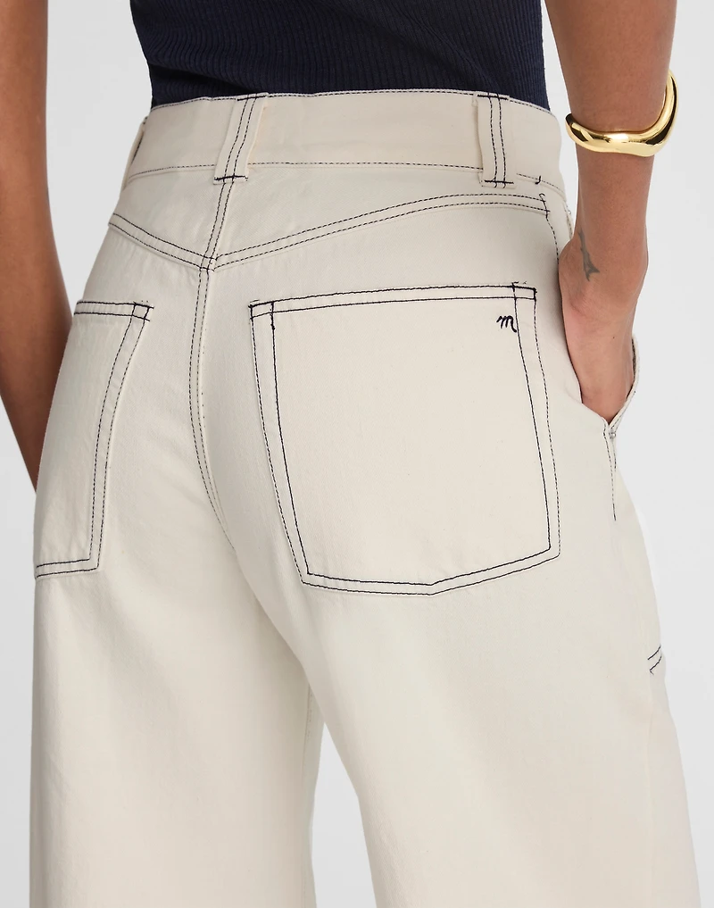 Superwide-Leg Utility Jeans Vintage Canvas | Madewell