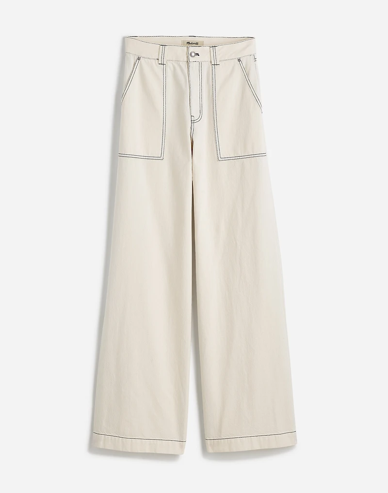 Superwide-Leg Utility Jeans Vintage Canvas | Madewell