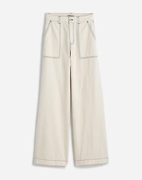 Superwide-Leg Utility Jeans Vintage Canvas | Madewell