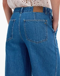 Wide-Sweep Denim Trousers Dowe Wash | Madewell