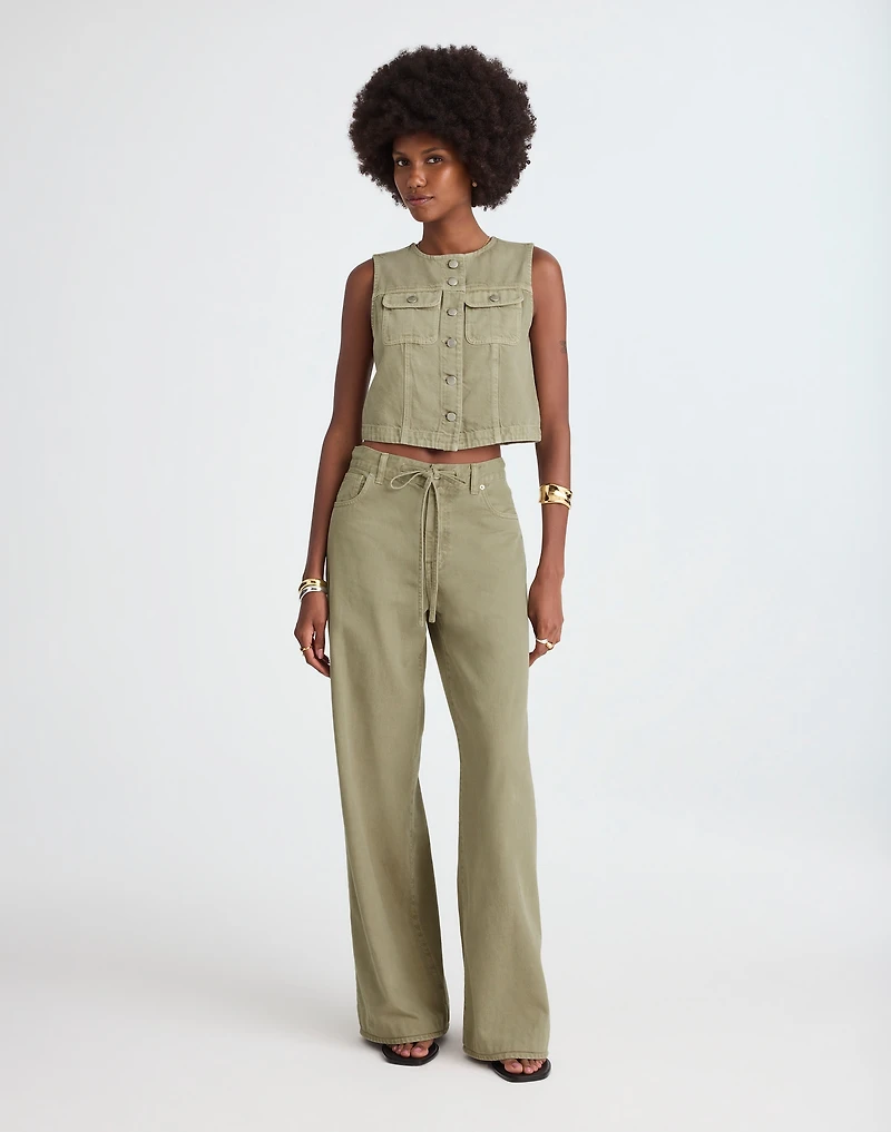 The Superwide-Leg Jean Airy Denim | Madewell