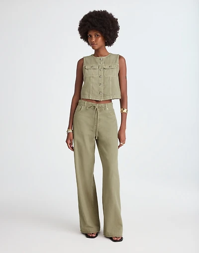 The Superwide-Leg Jean Airy Denim | Madewell