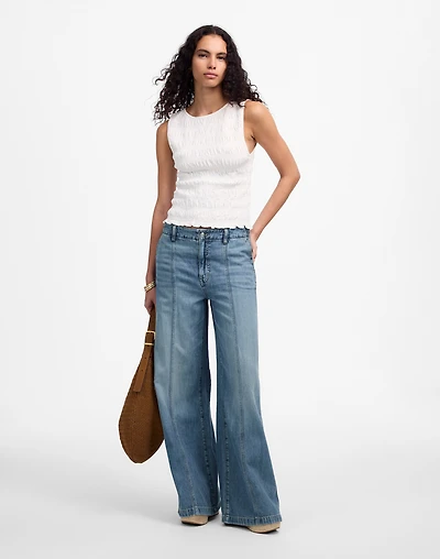 Wide-Sweep Trousers: Airy Denim Edition | Madewell