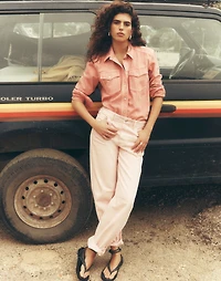 The Darted Barrel-Leg Jean | Madewell