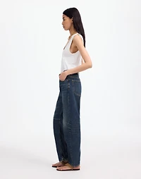 The Petite Darted Barrel-Leg Jean | Madewell