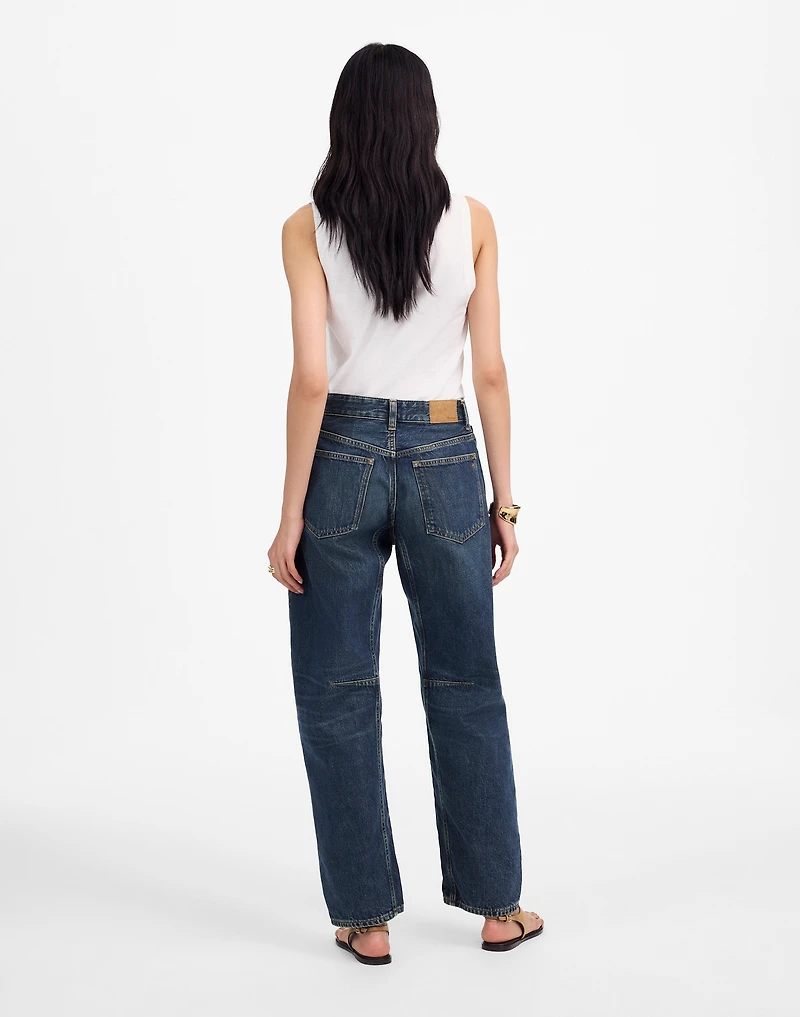 The Darted Barrel-Leg Jean | Madewell